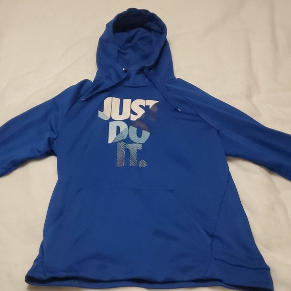 Nike Hoodie in Vibrant Blue - Picture 1 of 5